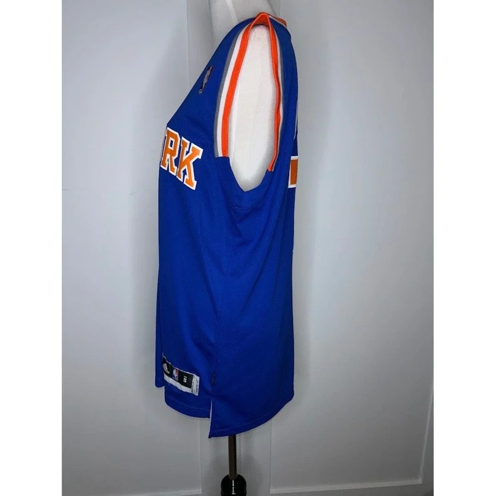 Adidas New York Knicks Carmelo Anthony 7 Basketball Jersey Blue Mens Small S